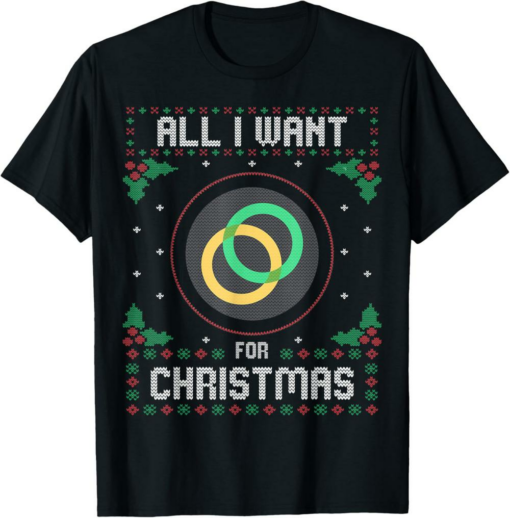 Celo T-Shirt All I Want For Xmas is Crypto Ugly Sweater