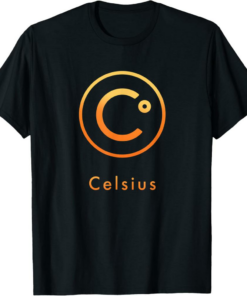 Celsius T-Shirt CEL Coin Token Digital Cryptocurrency Money