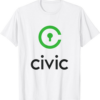 Civic T-Shirt Coin Cryptocurrency CVC Crypto