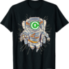 Civic T-Shirt Crypto Astronaut to Moon