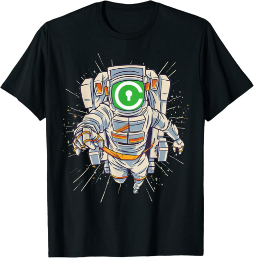 Civic T-Shirt Crypto Astronaut to Moon