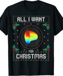 Curve DAO Token T-Shirt All I Want For Xmas is Ugly Sweater