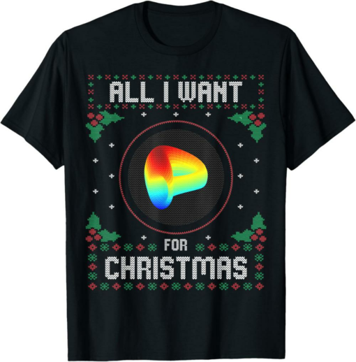 Curve DAO Token T-Shirt All I Want For Xmas is Ugly Sweater