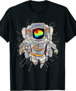 Curve DAO Token T-Shirt Crypto Astronaut to Moon