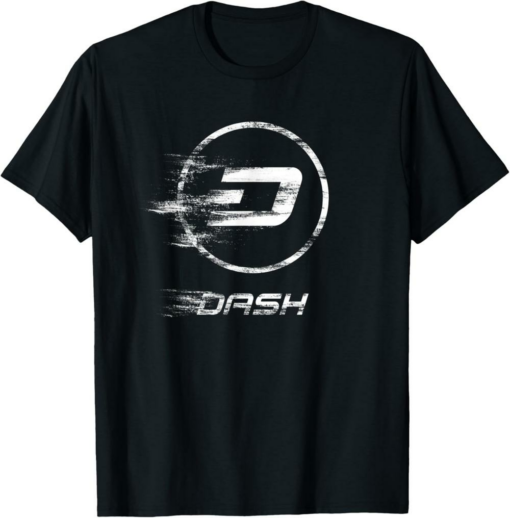 Dash T-Shirt Coin Crypto Digital Money Blockchain Flash FX