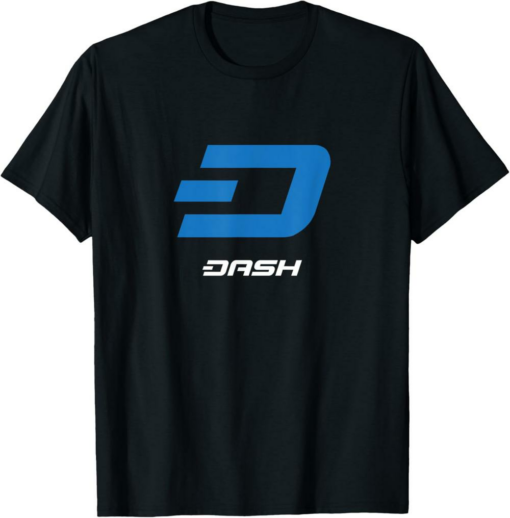 Dash T-Shirt Coin Token Logo for Crypto Lovers