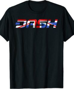 Dash T-Shirt Digital Cash Cryptocurrency Union Jack London