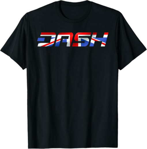 Dash T-Shirt Digital Cash Cryptocurrency Union Jack London