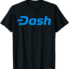 Dash T-Shirt Digital Cash New Blue Logo Crypto Blockchain