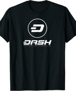 Dash T-Shirt Elegant Cryptocoin Logo Cryptocurrency