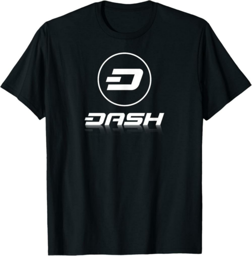 Dash T-Shirt Elegant Cryptocoin Logo Cryptocurrency