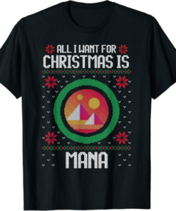 Decentraland T-Shirt All I Want For Christmas Is Crypto