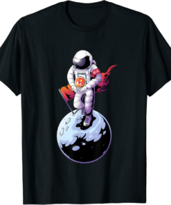Decentraland T-Shirt Astronaut To The Moon MANA Crypto