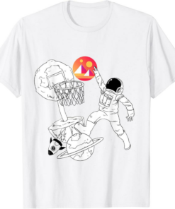 Decentraland T-Shirt Basketball A MANA Crypto Astronaut