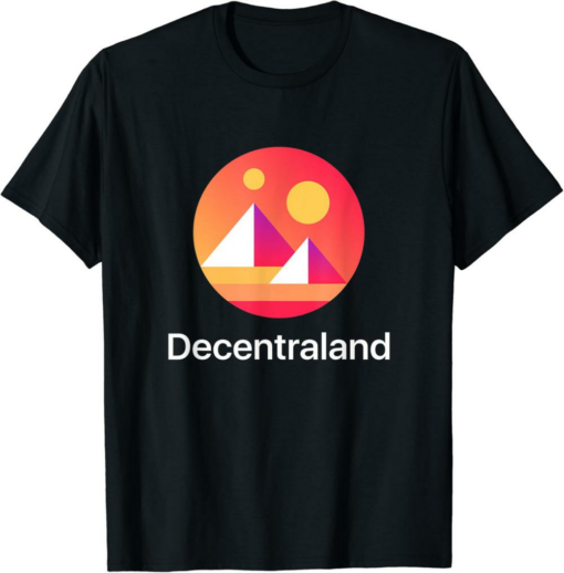 Decentraland T-Shirt Coin Cryptocurrency MANA crypto