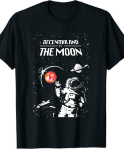 Decentraland T-Shirt Cryptocurrency Talk Fun Gear and Gifts