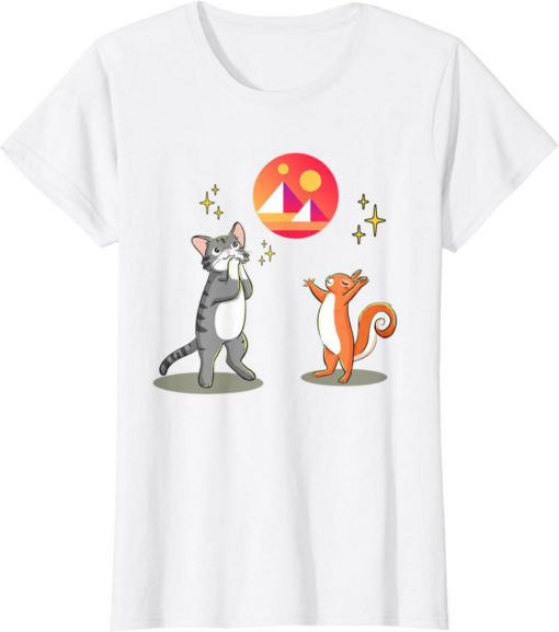 Decentraland T-Shirt Cute Crypto Animals That Worship MANA