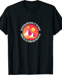 Decentraland T-Shirt MANA to the Moon Crypto Astronaut