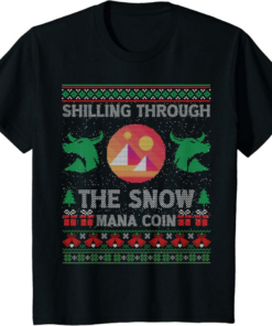 Decentraland T-Shirt Shilling Through The Snow MANA Coin