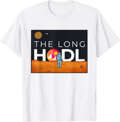 Decentraland T-Shirt The Long Hodl To Moon Bear Market