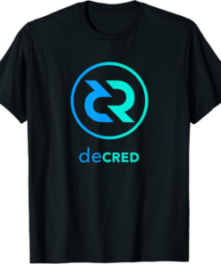 Decred T-Shirt Crypto DCR Token Blockchain Wallet