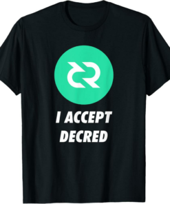 Decred T-Shirt Cryptocurrency