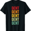 Dent T-Shirt Crypto Rainbow Text Design
