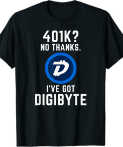 DigiByte T-Shirt Crypto 401K