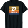 DigiByte T-Shirt Crypto Block Sunset DGB Cryptocurrency