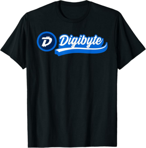 DigiByte T-Shirt Crypto Coin Sports Team Logo Cryptocurrency