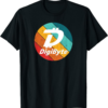 DigiByte T-Shirt Crypto Color Grunge Sunset DGB