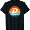 DigiByte T-Shirt Crypto Fun Sunset DGB Cryptocurrency