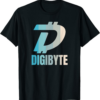 DigiByte T-Shirt Crypto Pastel Colors DGB Cryptocurrency