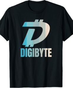 DigiByte T-Shirt Crypto Pastel Colors DGB Cryptocurrency