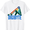 DigiByte T-Shirt DGB Crypto Mountain Sun Rays Cryptocurrency