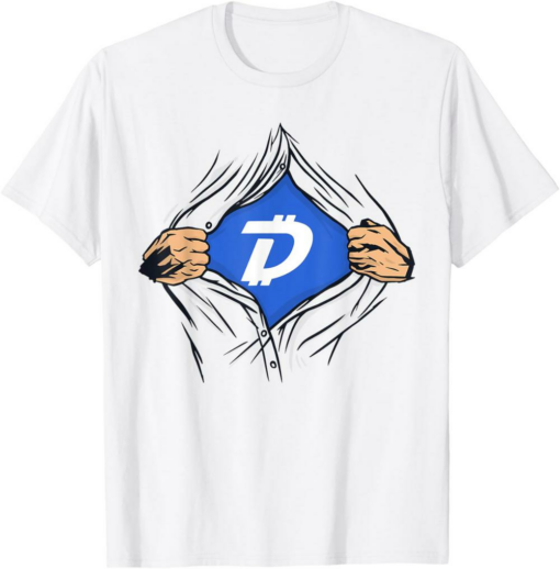 DigiByte T-Shirt DGB Crypto Tear Open Cryptocurrency Funny