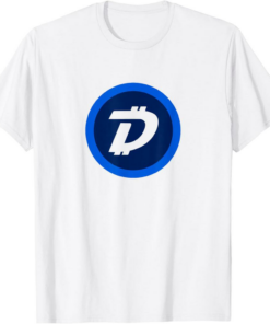 DigiByte T-Shirt DGB Cryptocurrency Crypto Trader Token