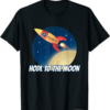 DigiByte T-Shirt HODL To The Moon Crypto Rocket DGB