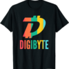 DigiByte T-Shirt Pastel Colors Crypto DGB Cryptocurrency