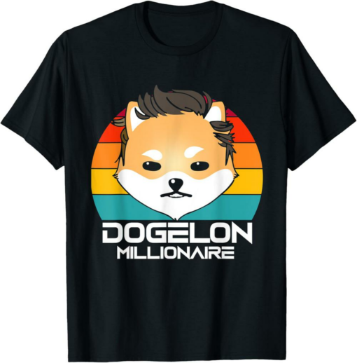 Dogelon Mars T-Shirt Millionaire Crypto Meme Elon Coin Token