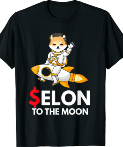 Dogelon Mars T-Shirt To the Moon Elon Digital Coin Asset