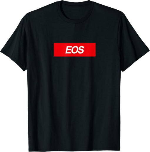 EOS T-Shirt Cool Crypto Box Logo Style Blockchain Gift