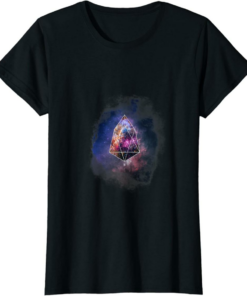EOS T-Shirt Logo Image Galaxy Sky Cryptocurrency