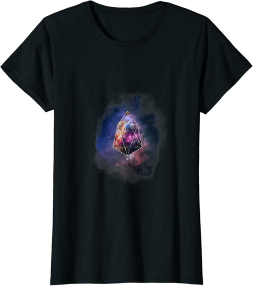 EOS T-Shirt Logo Image Galaxy Sky Cryptocurrency