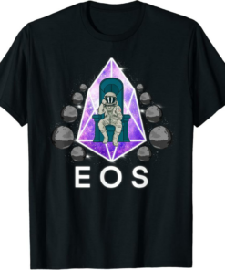 EOS T-Shirt To The Moon Shirt Cool Astronaut Crypto