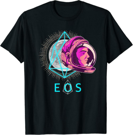 EOS T-Shirt To The Moon Shirt Crypto Cool Awareness