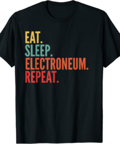 Electroneum T-Shirt Crypto Eat Sleep Repeat