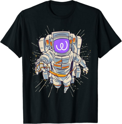 Energy Web Token T-Shirt Crypto Astronaut to Moon