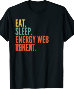 Energy Web Token T-Shirt Crypto Eat Sleep Repeat