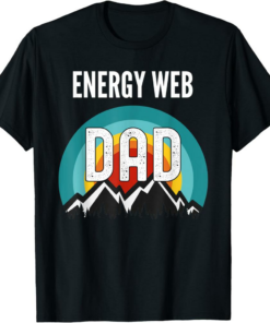 Energy Web Token T-Shirt Dad Crypto Gift For Fathers Day